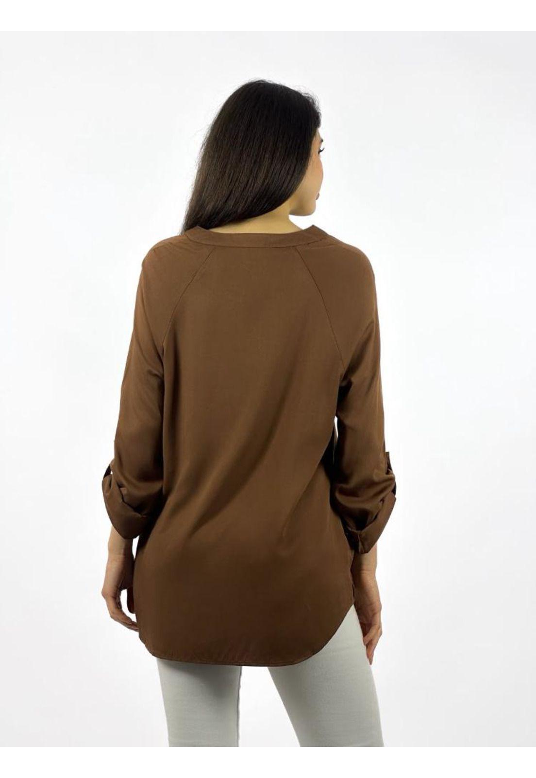 Blusa Diseño Broderi Flor Plateada-2