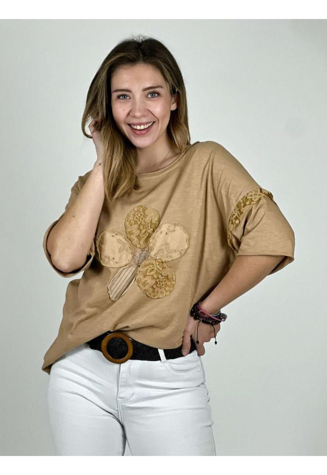 Polera Italiana Flor-1