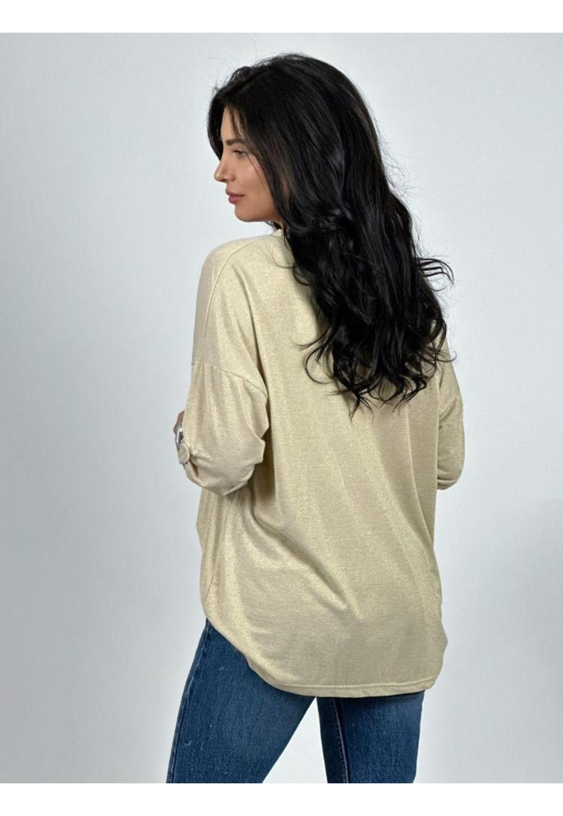 Polera Acetato Corazón Brillante-2