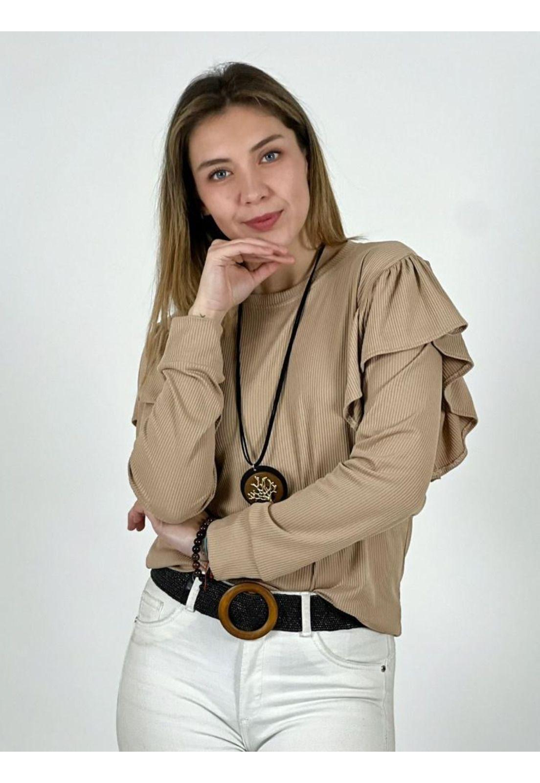 Polera Monserrat Faroleo en Hombros-0