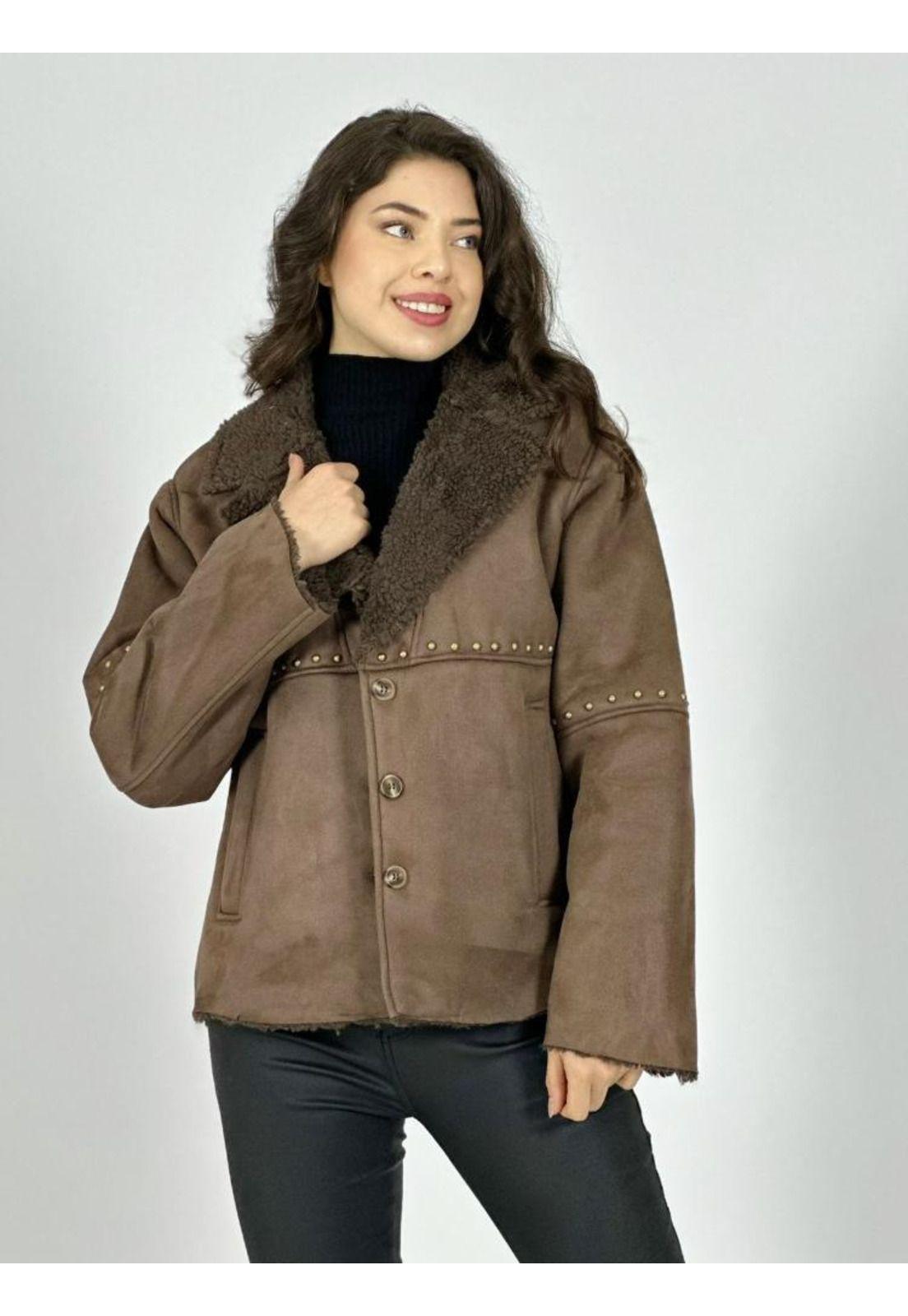 Chaqueta Aviadora Achiporrada con Tachas-0