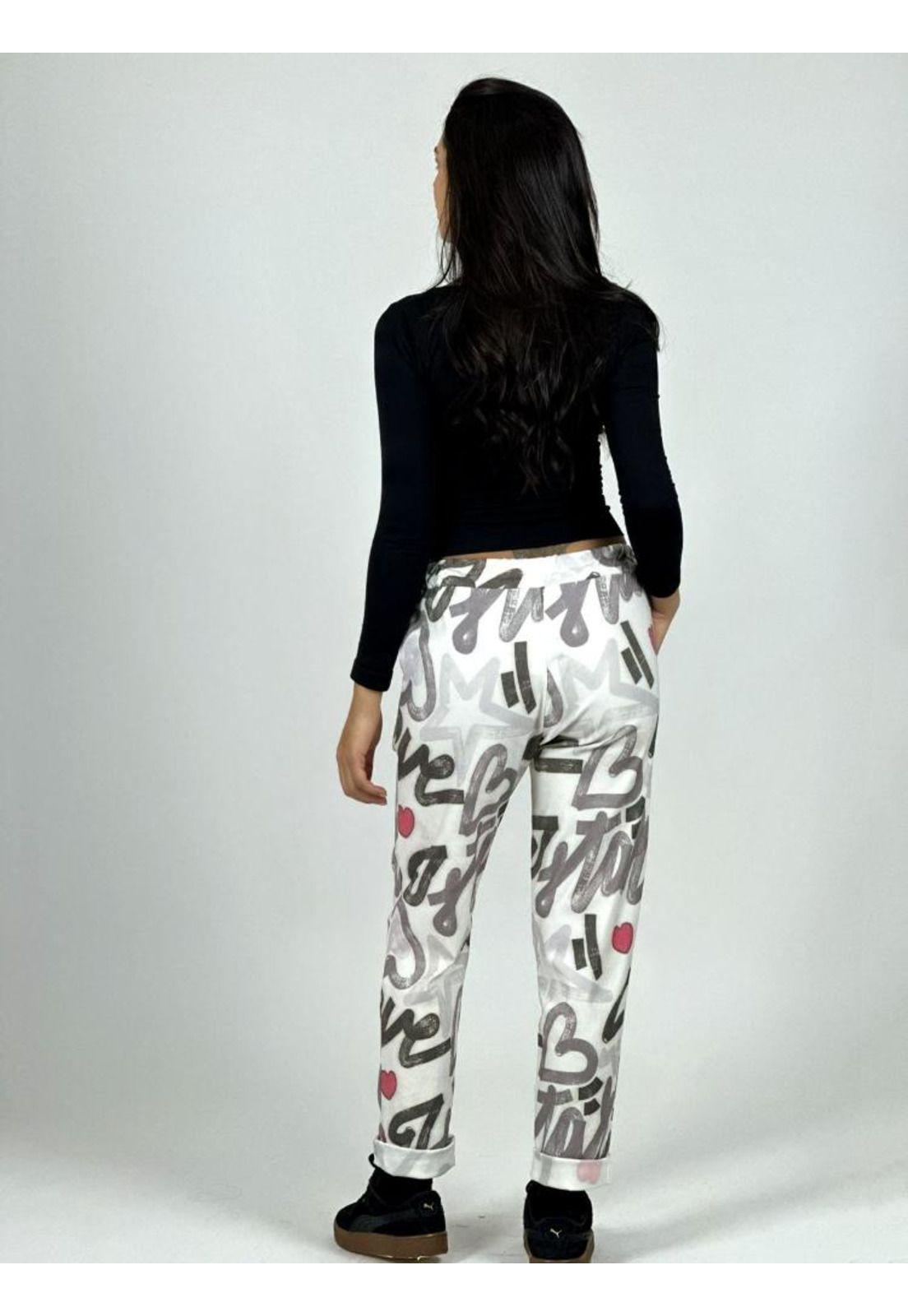 Jogger Italiano Estampado Corazones Snoopy-2