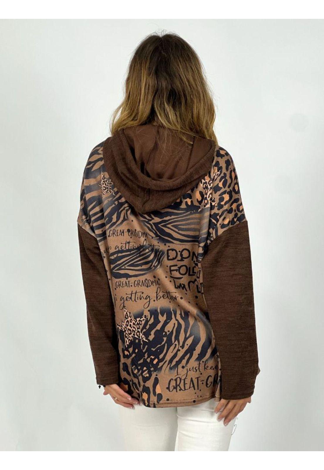 Polerón de Lanilla Estampado Print-2