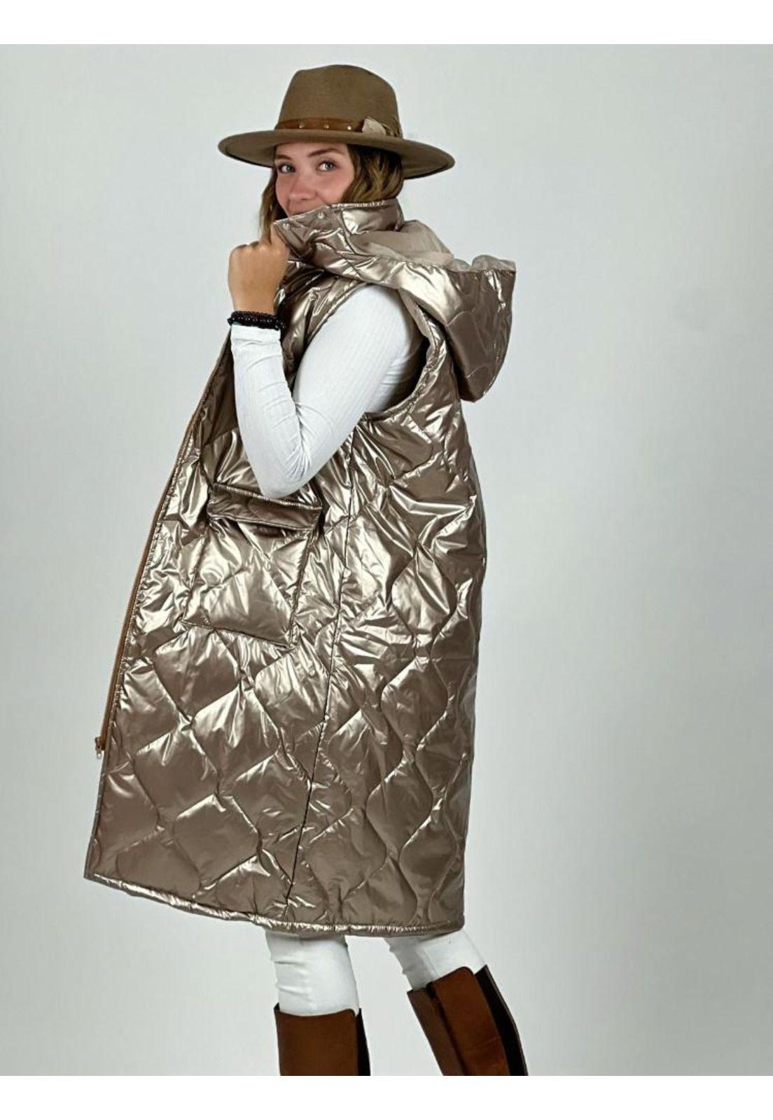 Parka Acolchada Sin Mangas-1