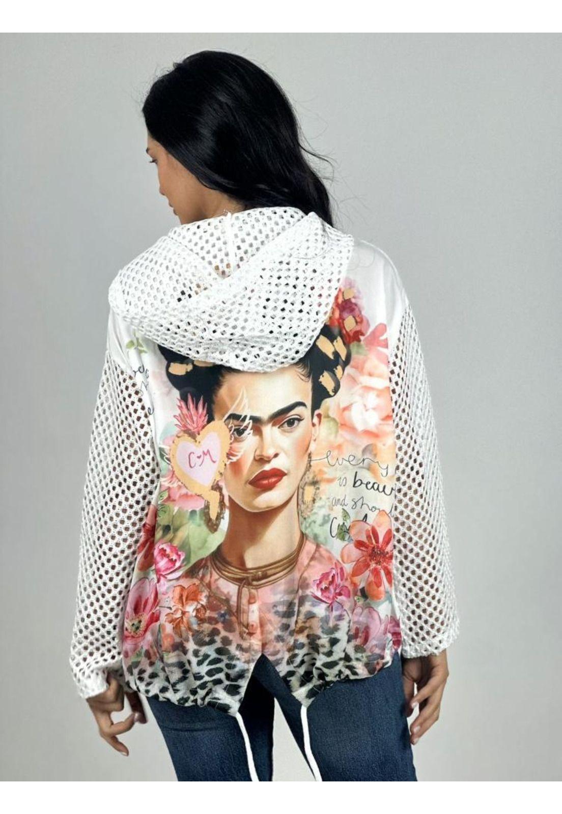 Polerón de Hilo con Cierre Dorso Frida Kahlo-0