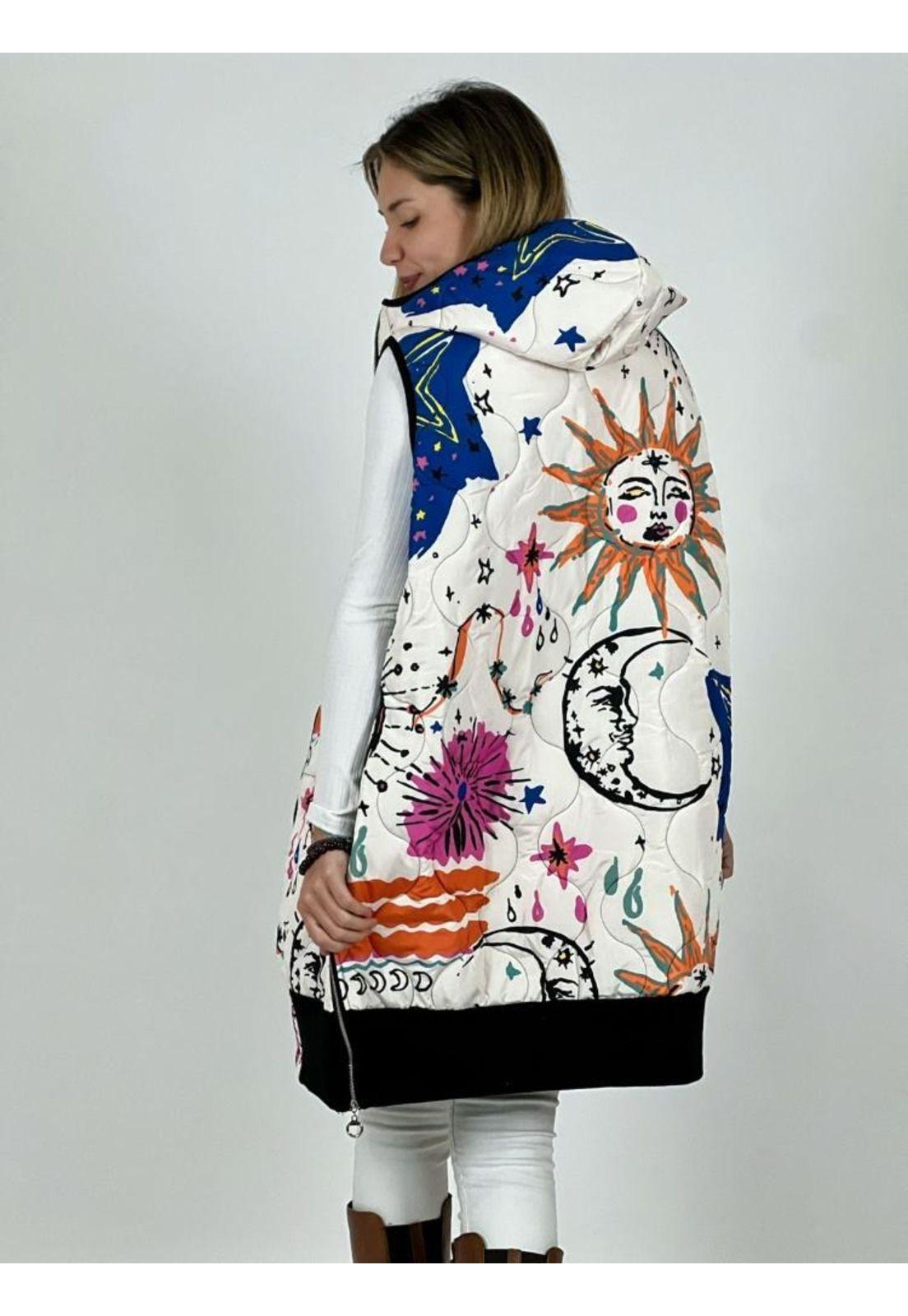 Parka Italiana Estampado Sol y Luna-2