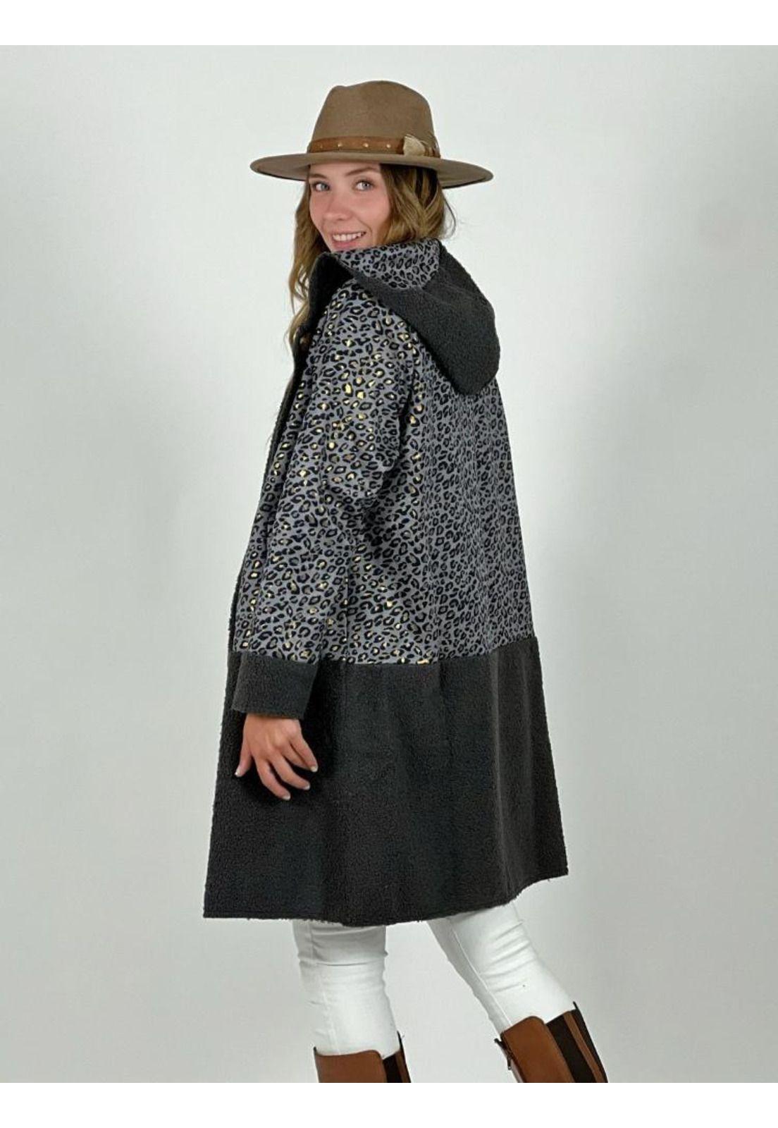 Abrigo de Chiporro Mitad Print-1