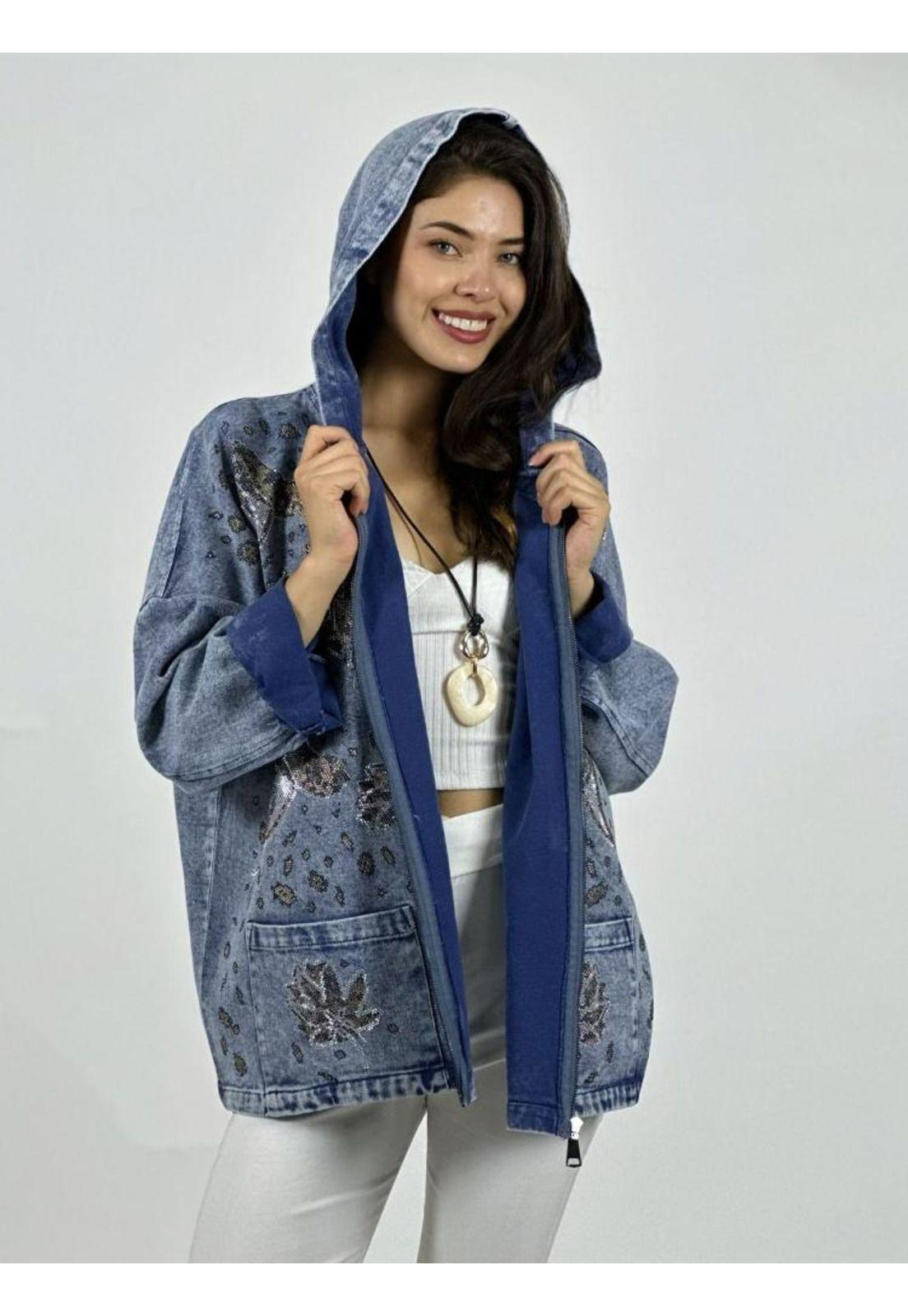 Chaqueta Mezclilla Hojas y Serpientes Escamas-2