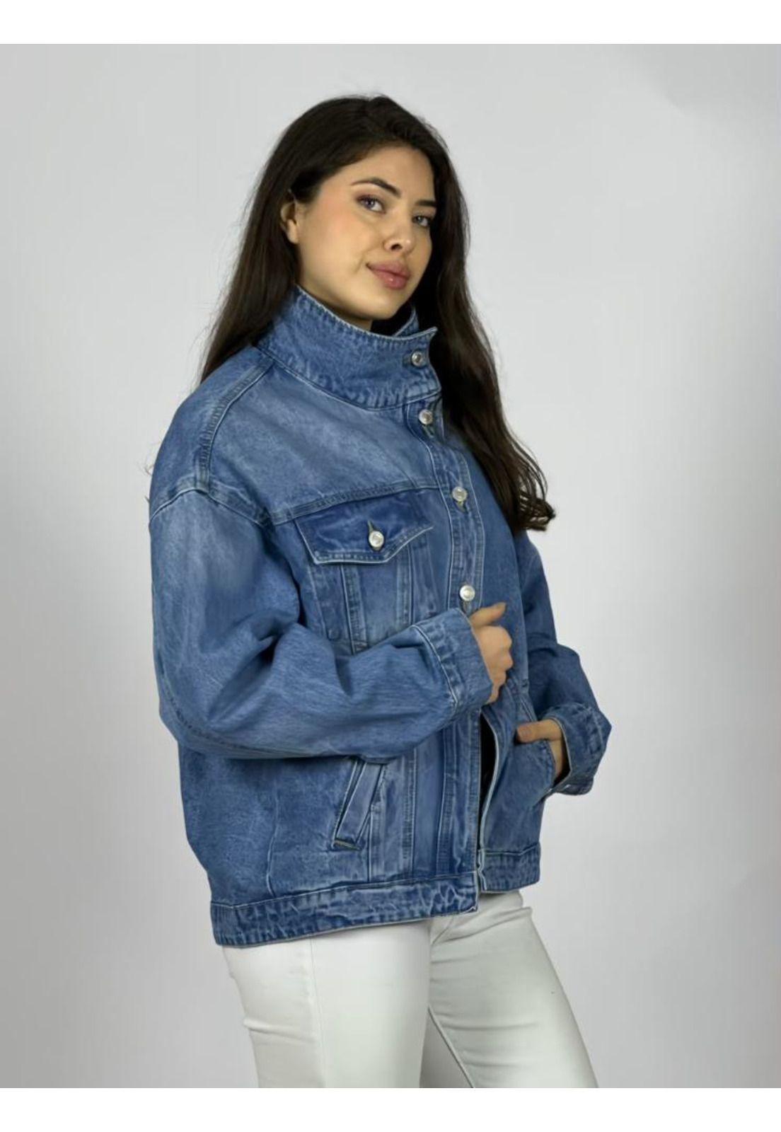 Chaqueta Jeans Botones Cruzados-2