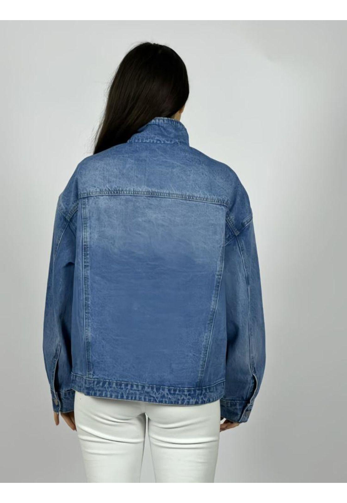 Chaqueta Jeans Botones Cruzados-3