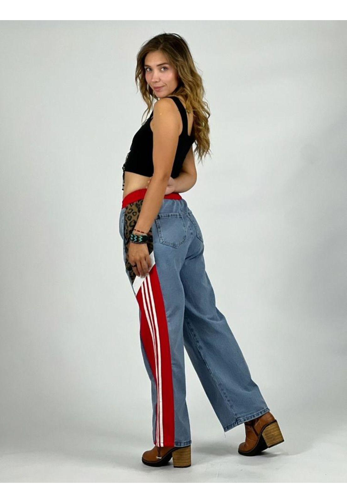 Pantalón Costados Print con Líneas-2