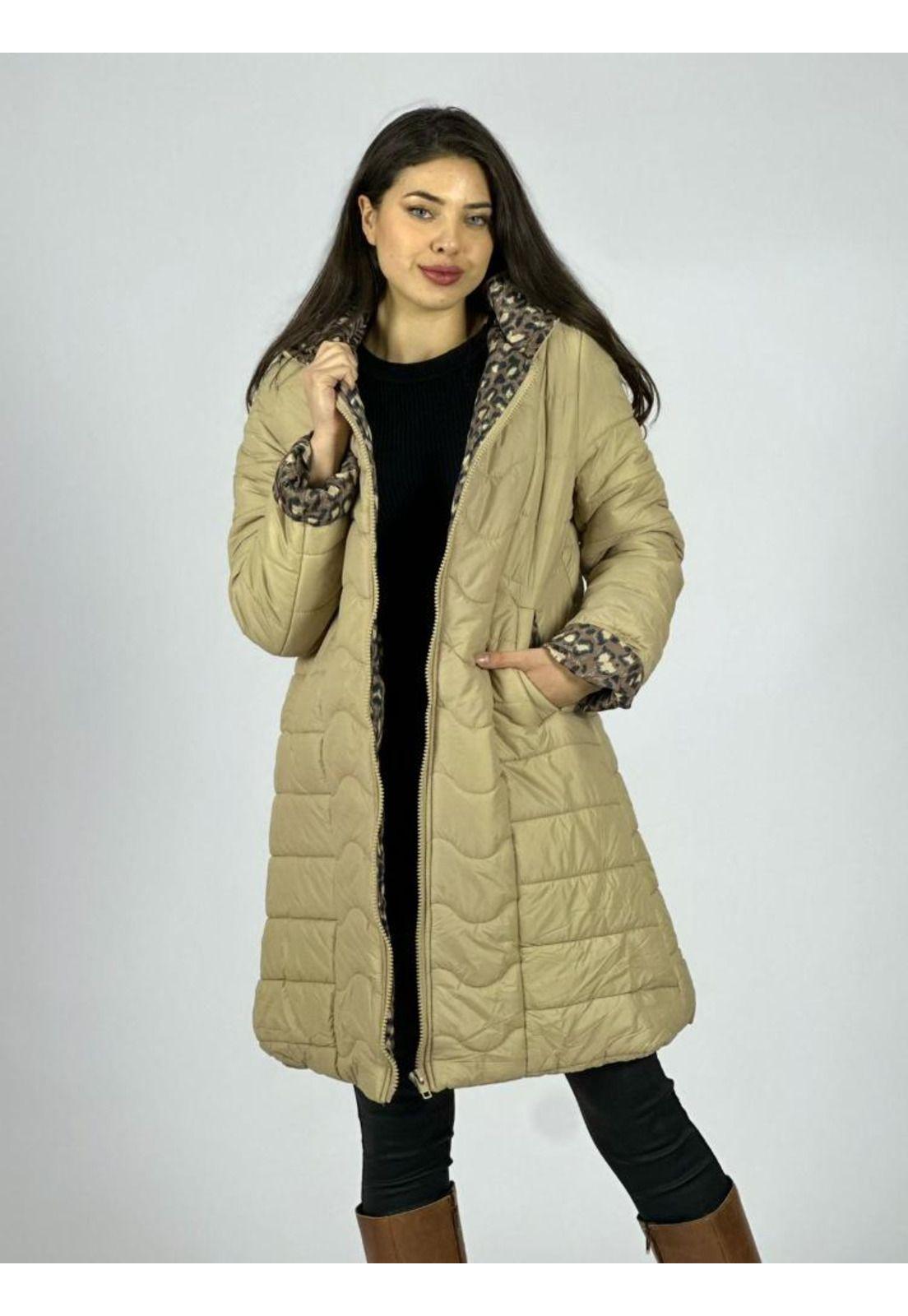 Parka Acolchada Forrado Print-0