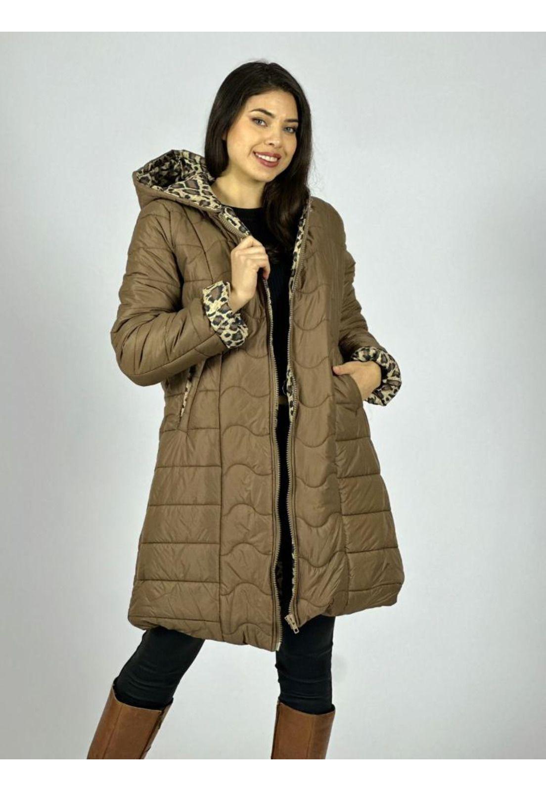 Parka Acolchada Forrado Print-0