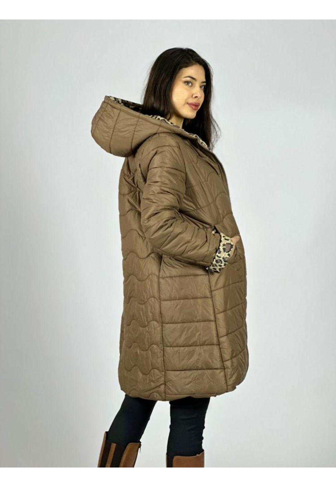 Parka Acolchada Forrado Print-1