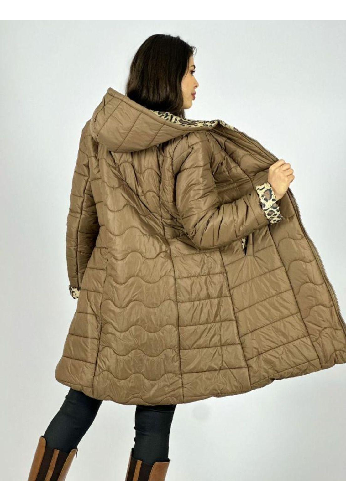 Parka Acolchada Forrado Print-2