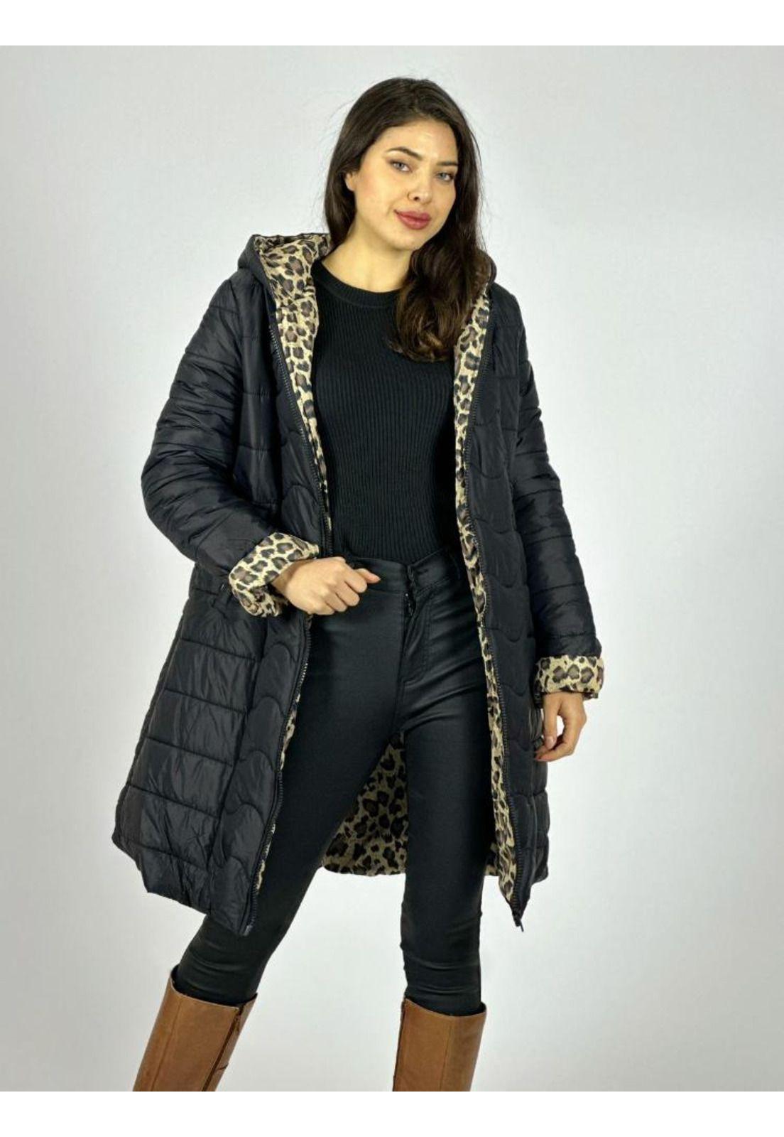 Parka Acolchada Forrado Print-0
