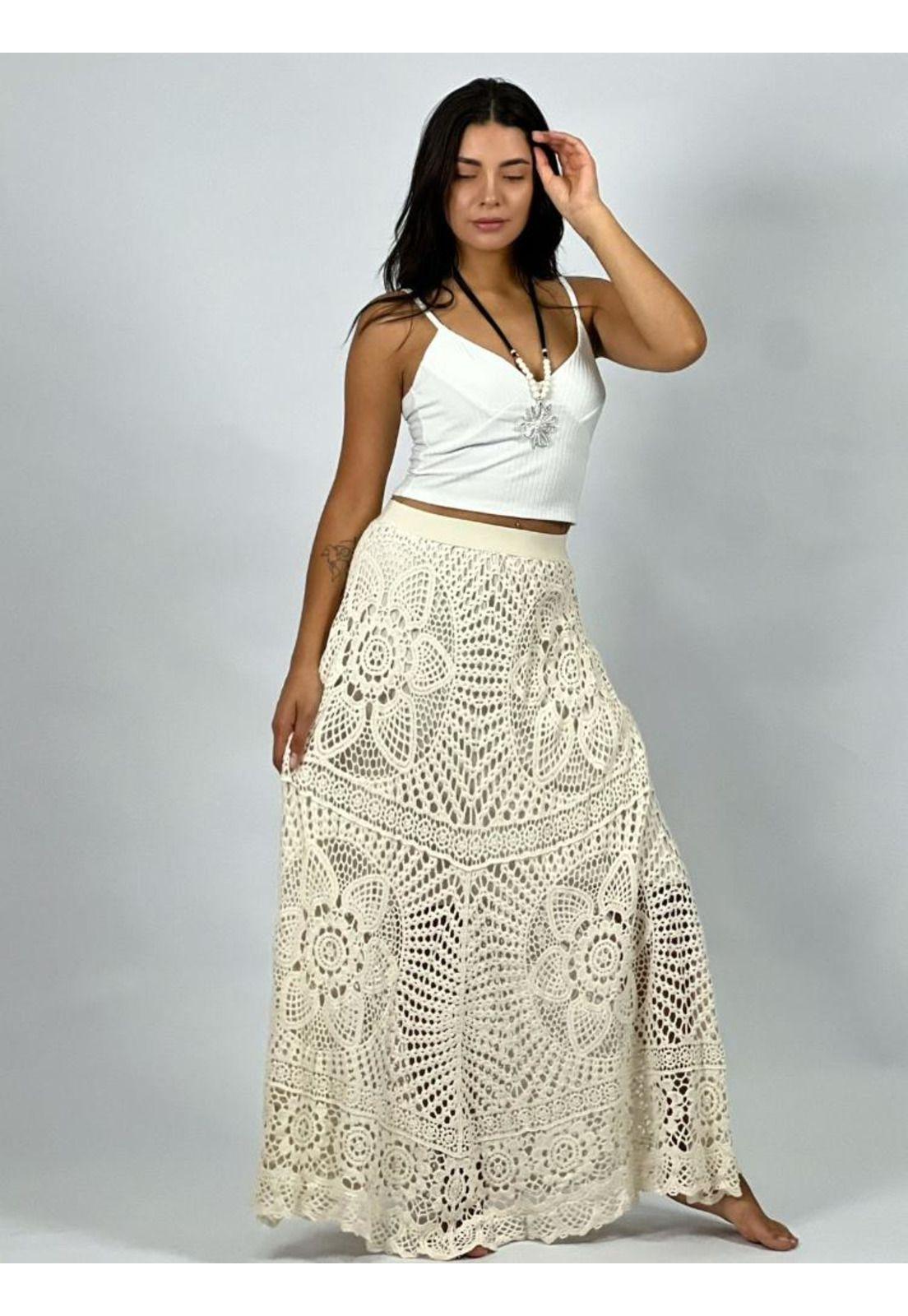 Falda Tejida Diseño Mandala-1