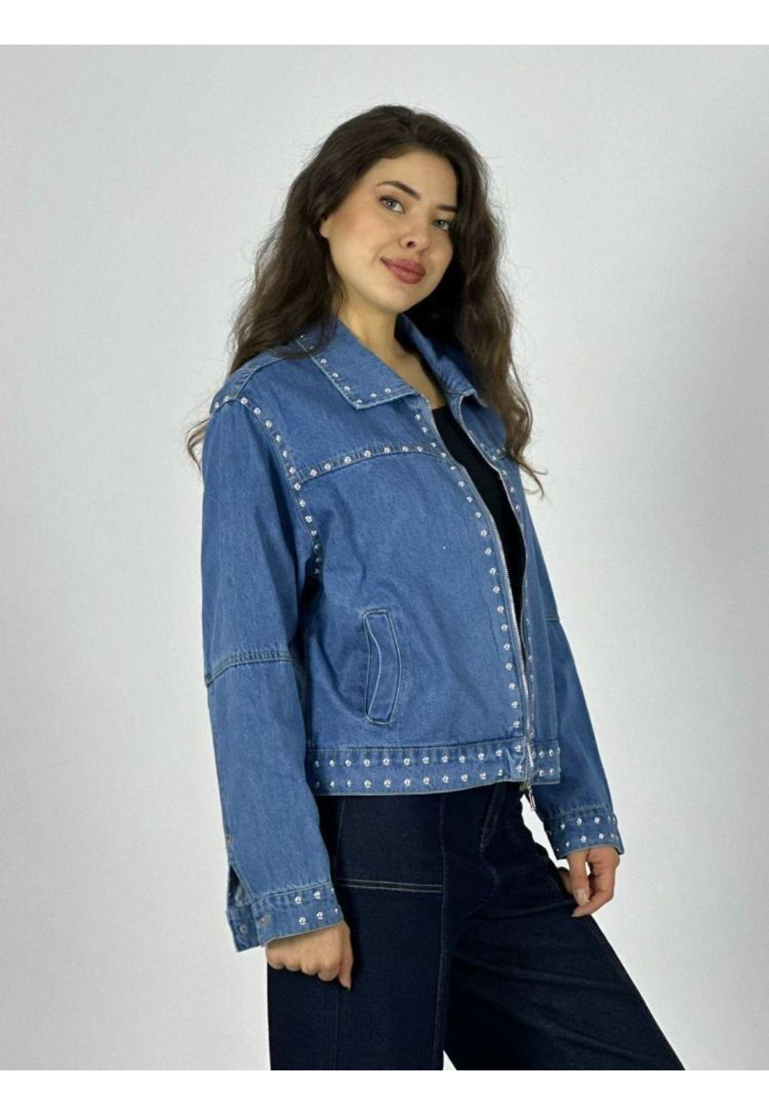 Chaqueta Mezclilla Con Tachas-2