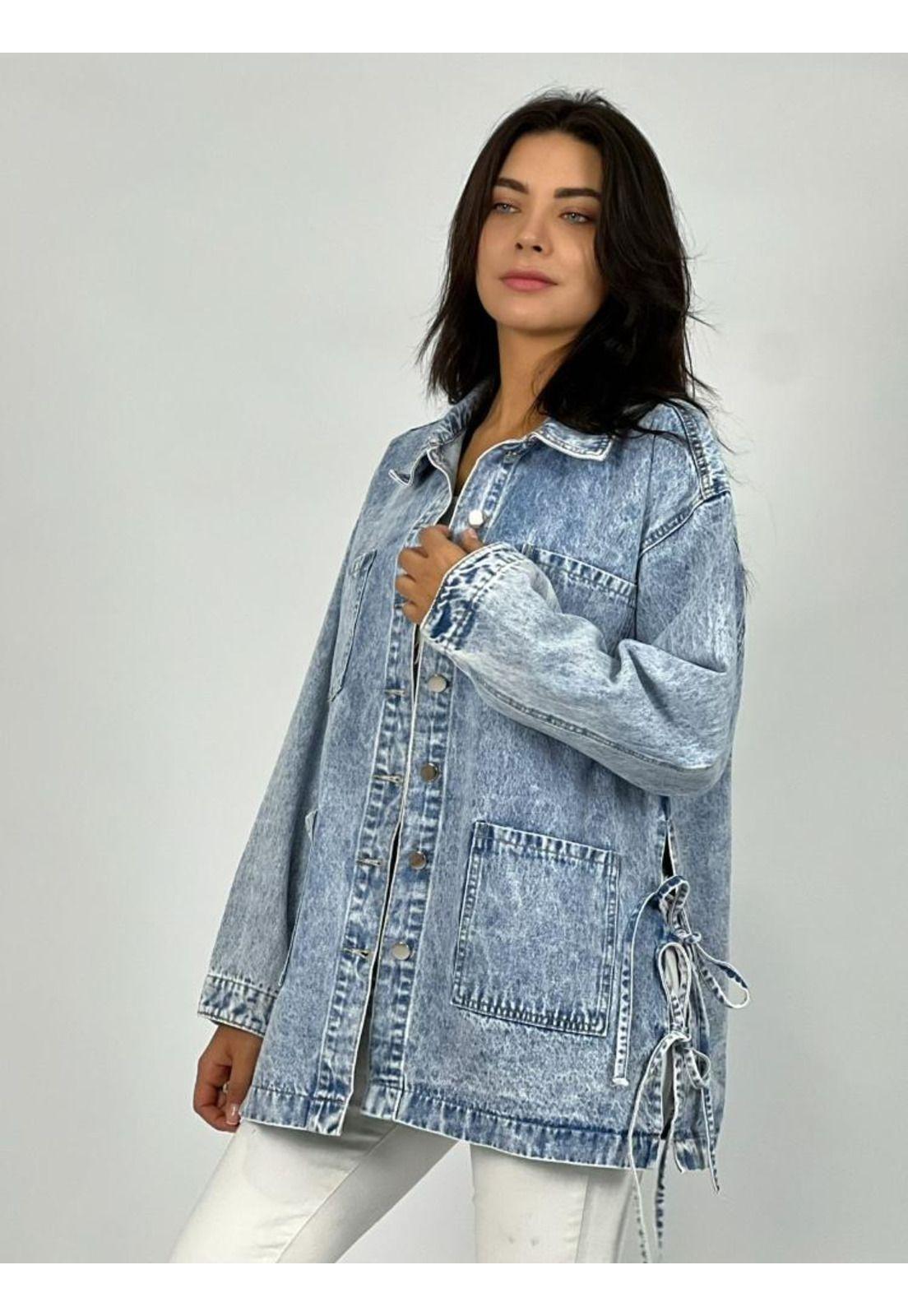 Chaqueta Mezclilla 4 Bolsillos-1