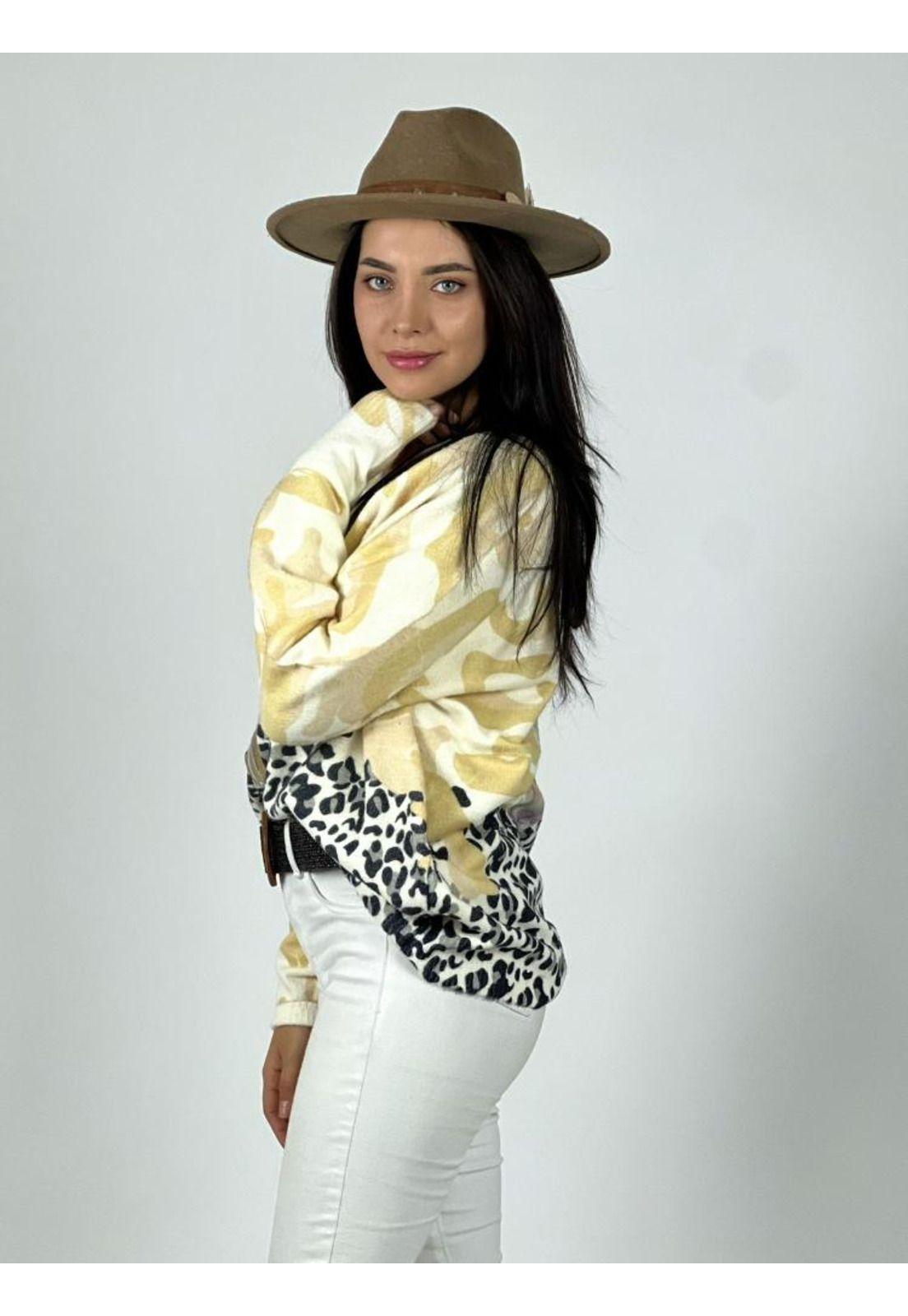 Sweater Cashmere Print-1