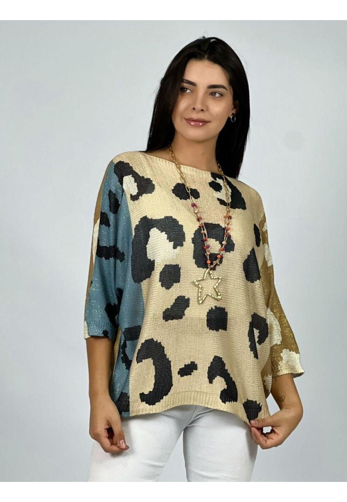 Polera Italiana Print Tricolor-0