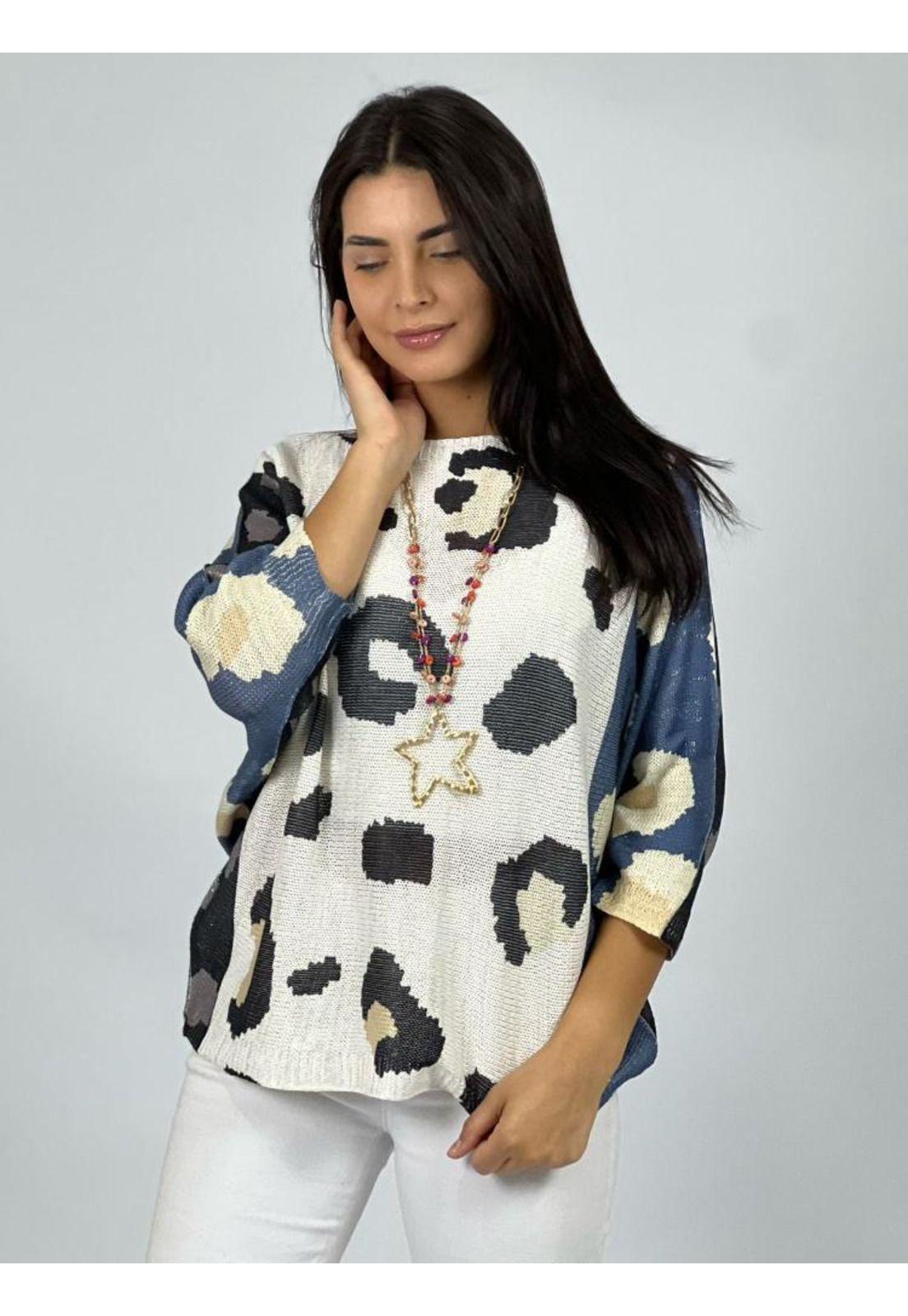 Polera Italiana Print Tricolor-0