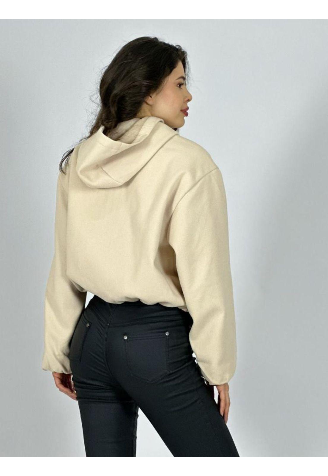 Chaqueta Bomber Corta con Gorro-2