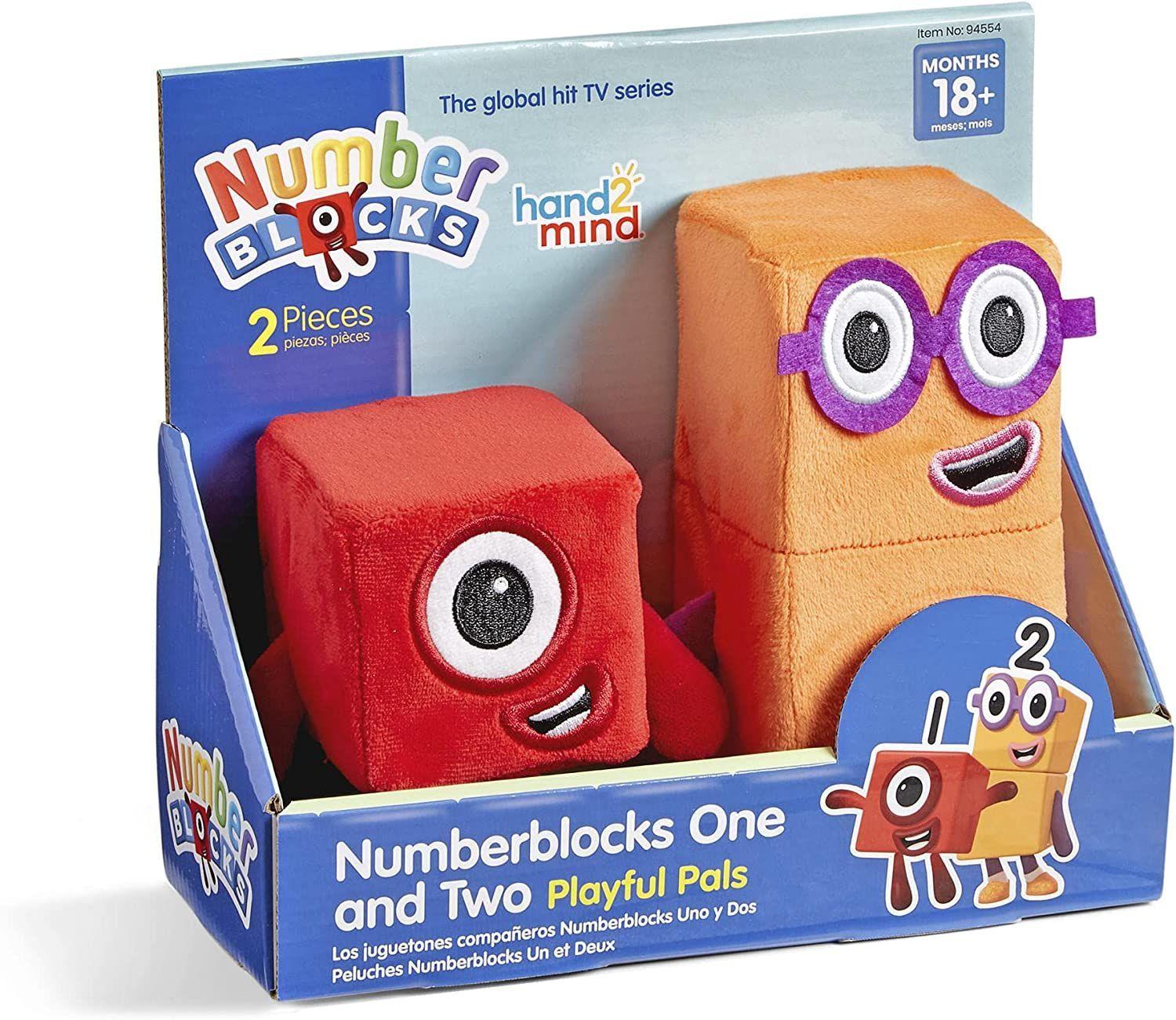 Numberblocks® Muñecos Plush Número 1 Y 2-0