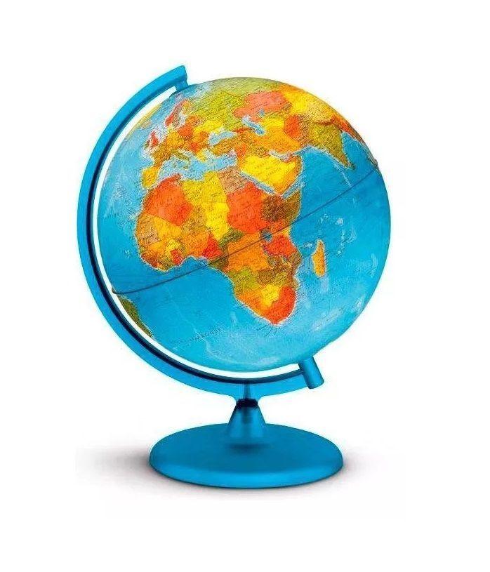 Globo Terráqueo Orión Físicopolítico 30cm Certificado Cluz-1