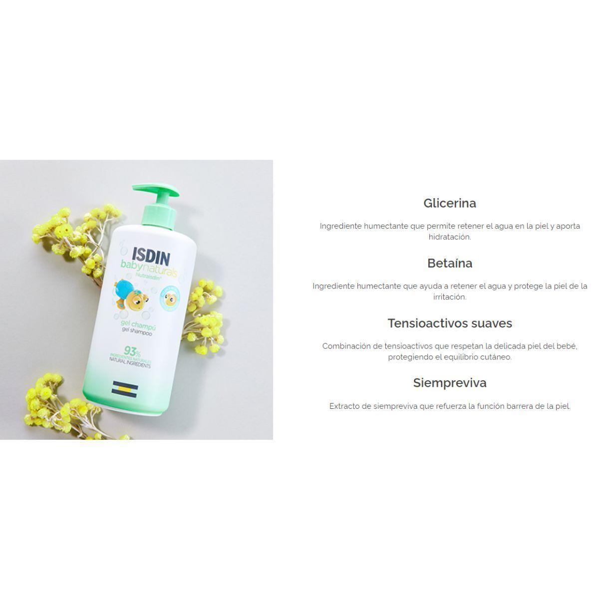 Isdin Gel Shampoo Baby Naturals Nutraisdin 400 Ml-2