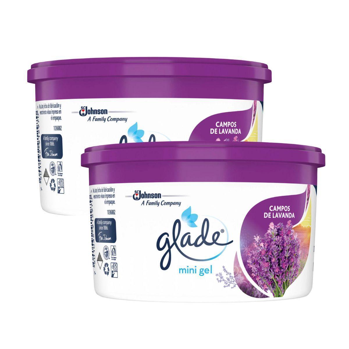 Pack 2 Glade Gel Aromatizante Campos De Lavanda 70g-0