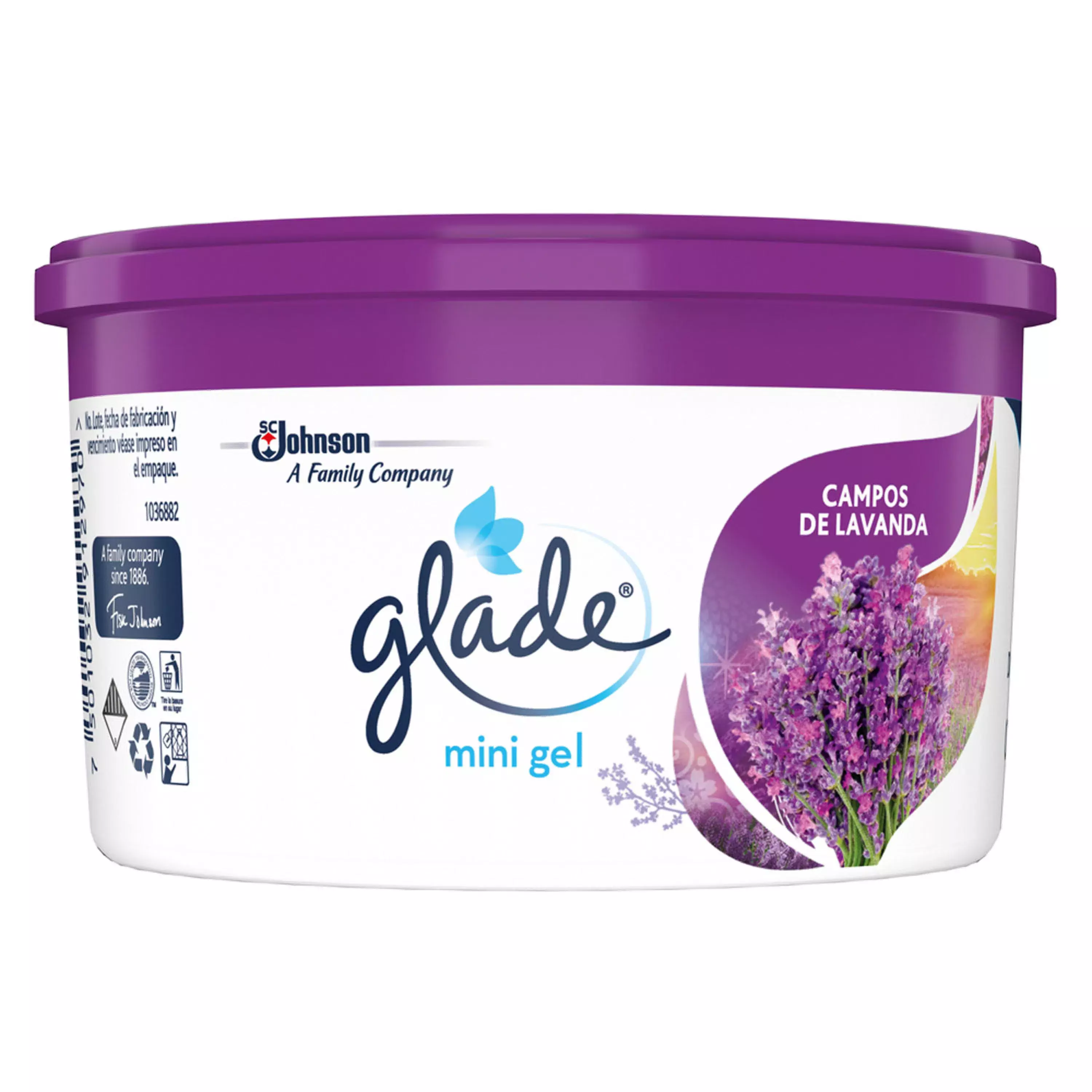 Pack 2 Glade Gel Aromatizante Campos De Lavanda 70g-2