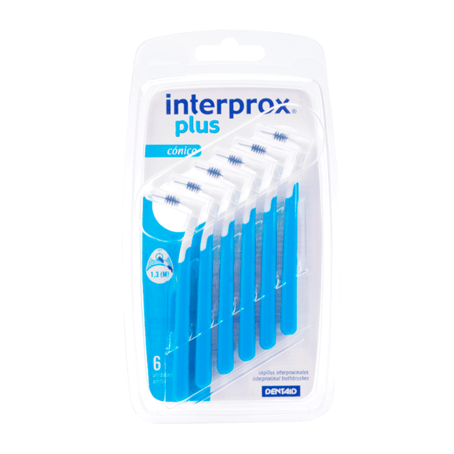 Cepillo Dentaid Interprox Plus Cónico 6 Unid-1
