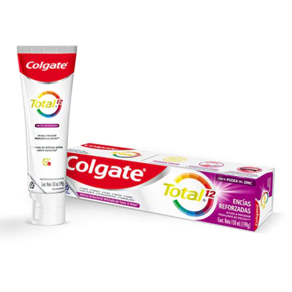 Pasta Dental Colgate Total 12 Encías Reforzadas 150ml-0