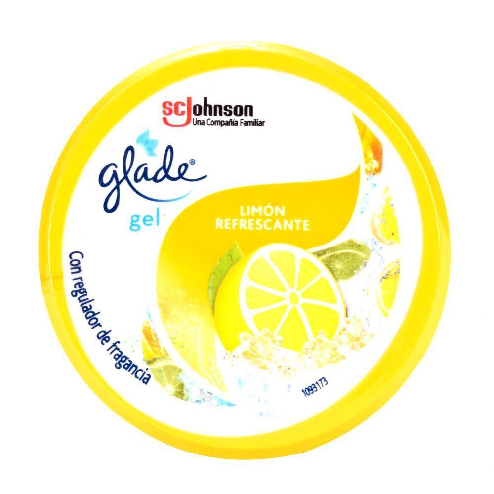 Pack 2 Glade Gel Aromatizante Limón Refrescante 70g-1