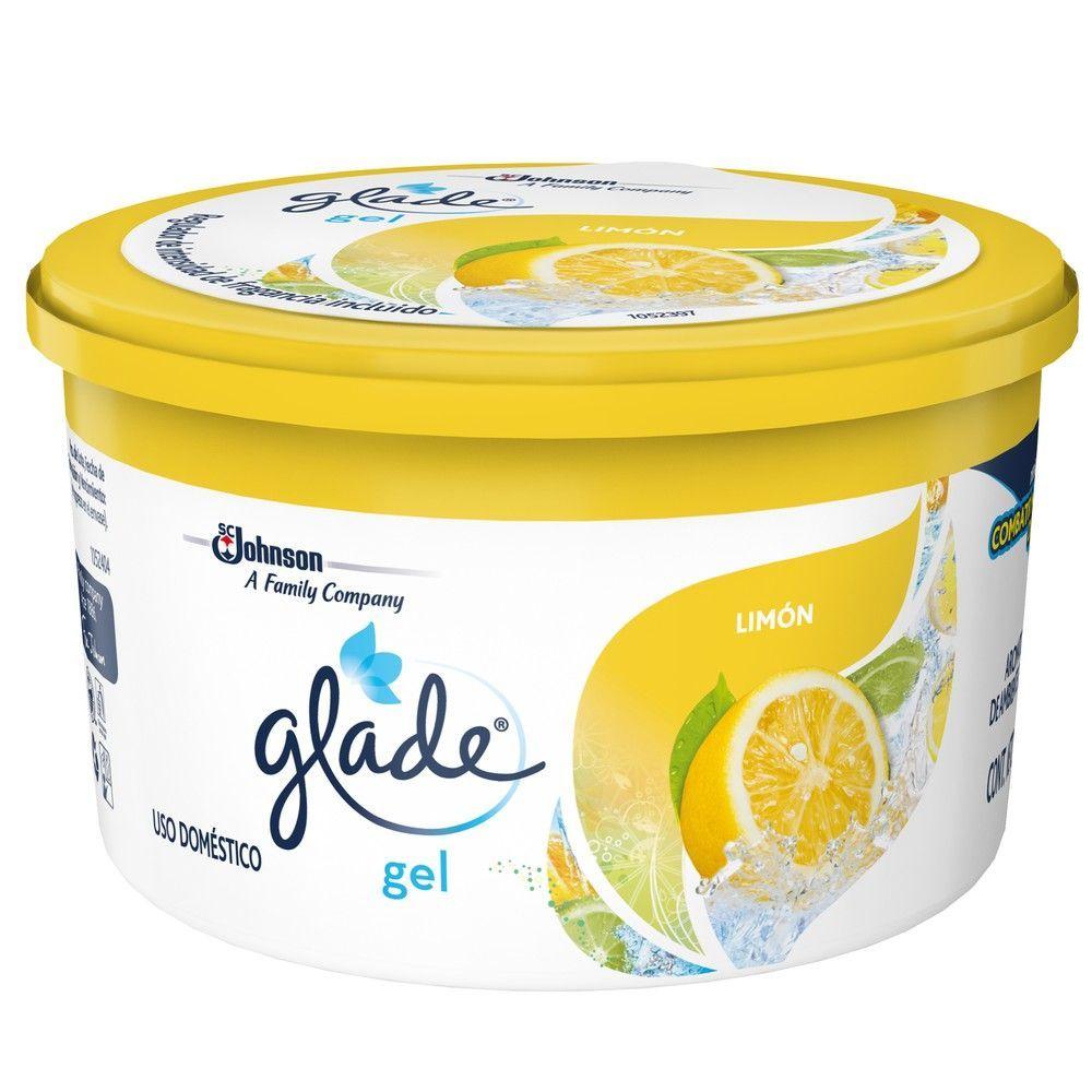 Pack 2 Glade Gel Aromatizante Limón Refrescante 70g-3