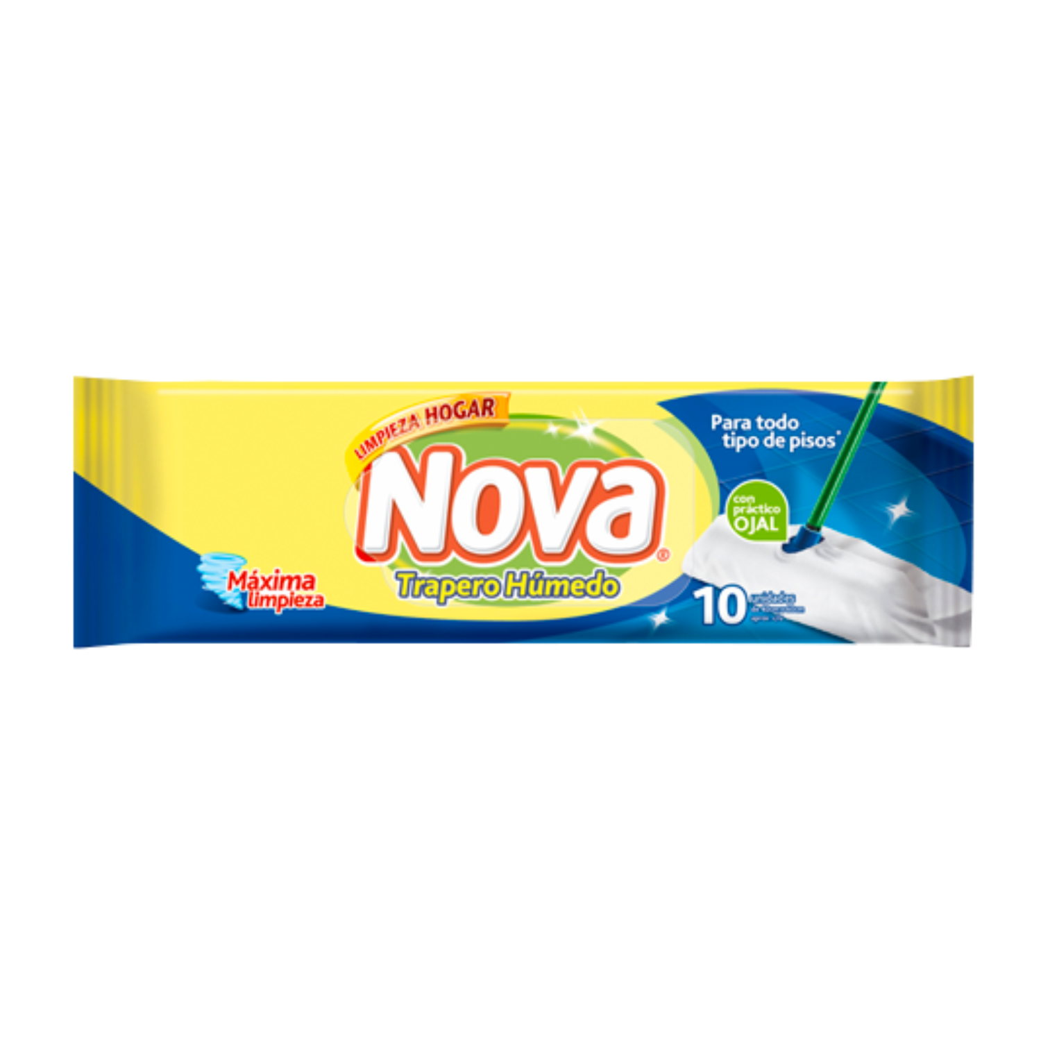 Nova Trapero Humedo Todo Tipo de Pisos 10 unidades-0