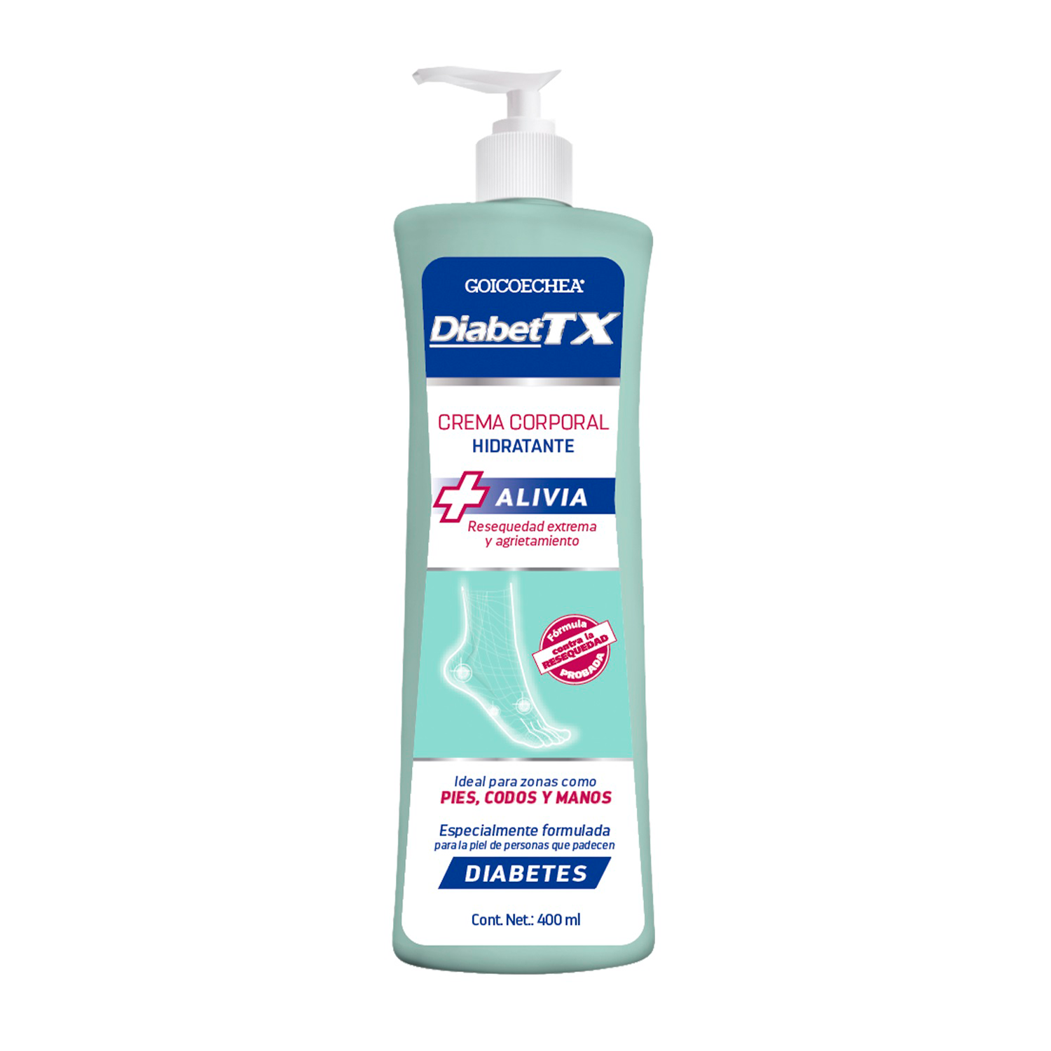 Goicoechea Diabet Tx Crema Frasco De 400 Ml.-0