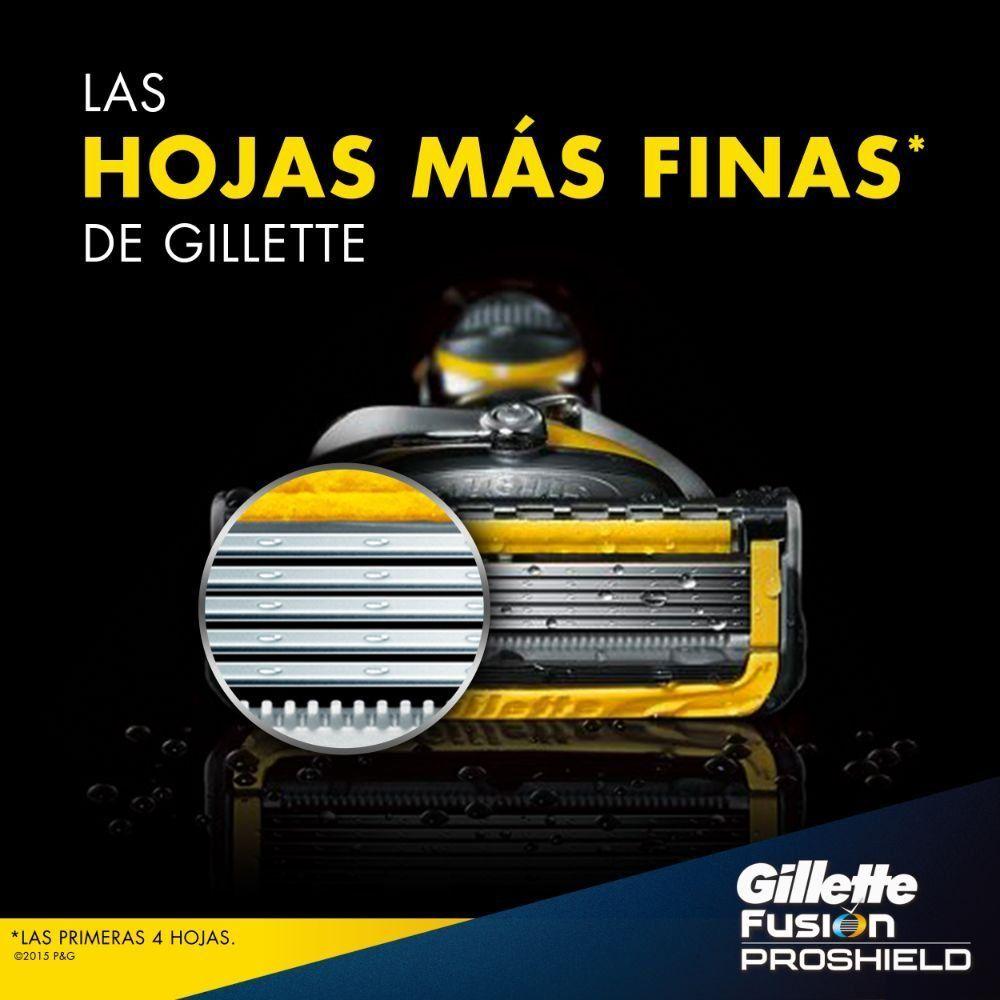 Gillette Repuestos 4 Cartuchos Afeitar Fusion 5 Proshield -1