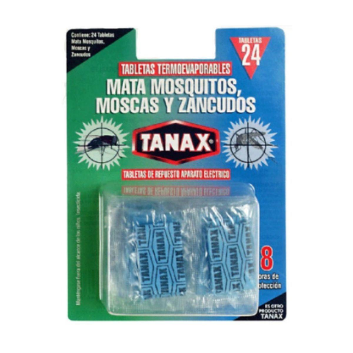 Tanax Mata Mosquitos Moscas y Zancudos 24 Tabletas-0