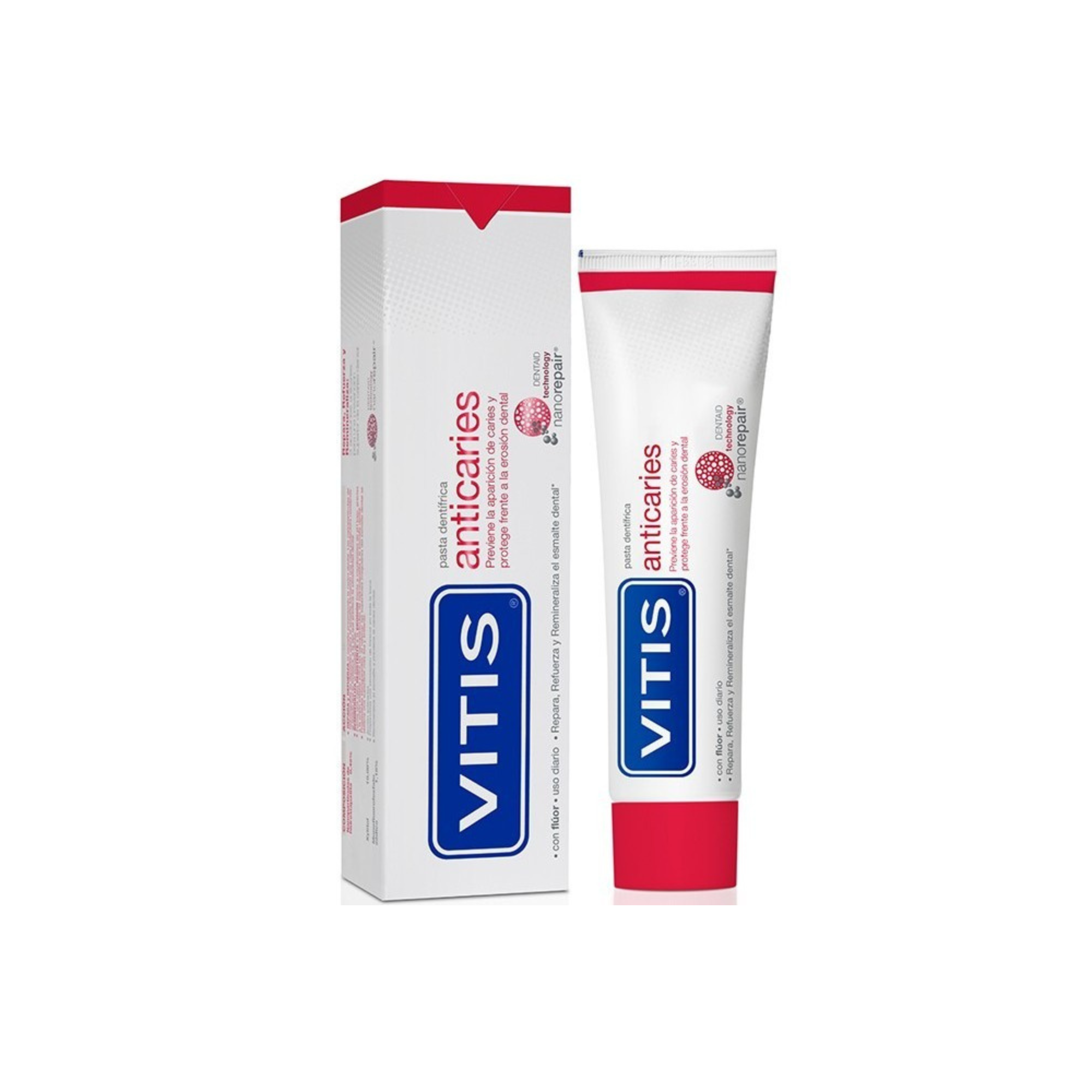 Vitis Pasta Dental Anticaries Previene Y Protege 100 Ml-0