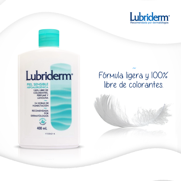 Lubriderm Crema Corporal Piel Sensible 400 ml-2