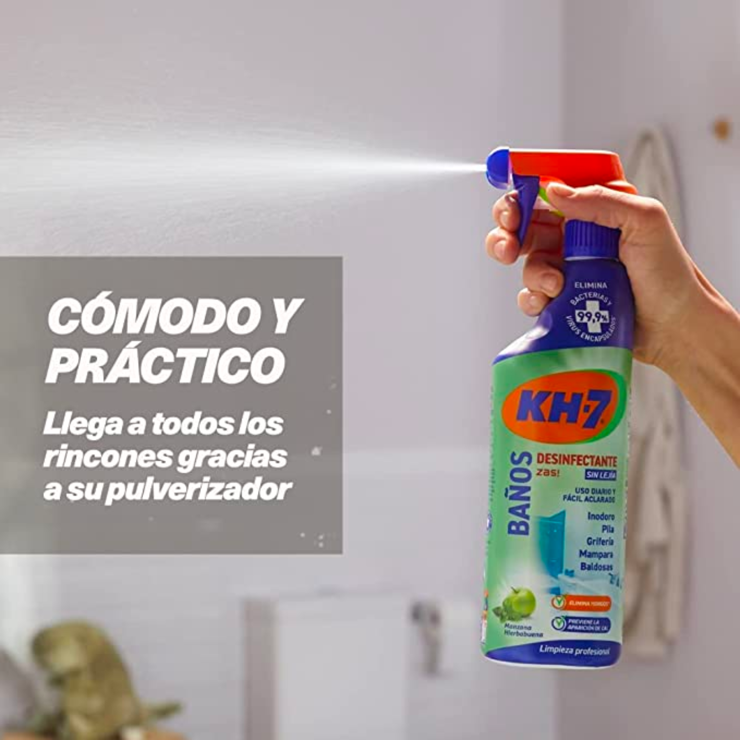 KH-7 Limpiador de Baños Desinfectante Pulverizador 750 ml-4