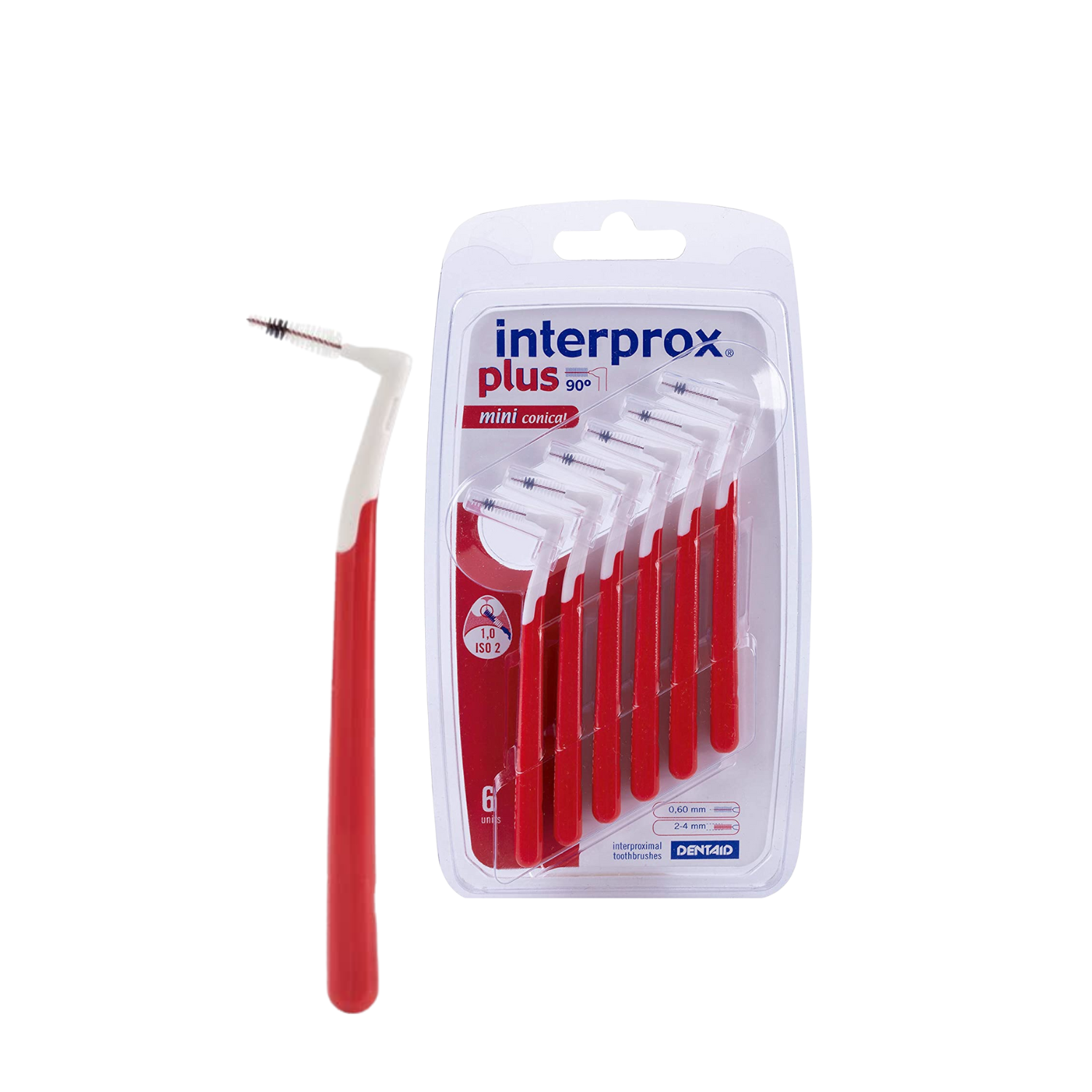 Cepillo Dentaid Interprox Plus Mini Cónico 6 Unid-0