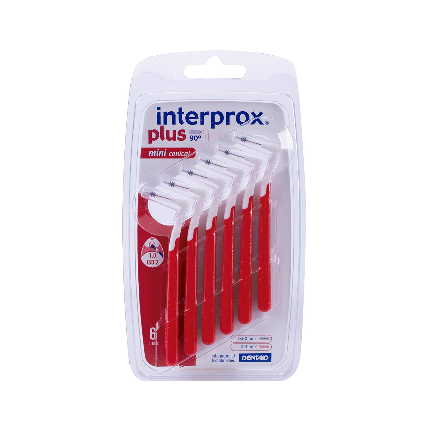 Cepillo Dentaid Interprox Plus Mini Cónico 6 Unid-2