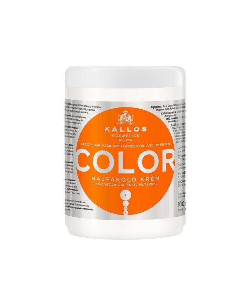 Kallos Máscara Capilar Color Con Aceite de Linaza 1000ml-0