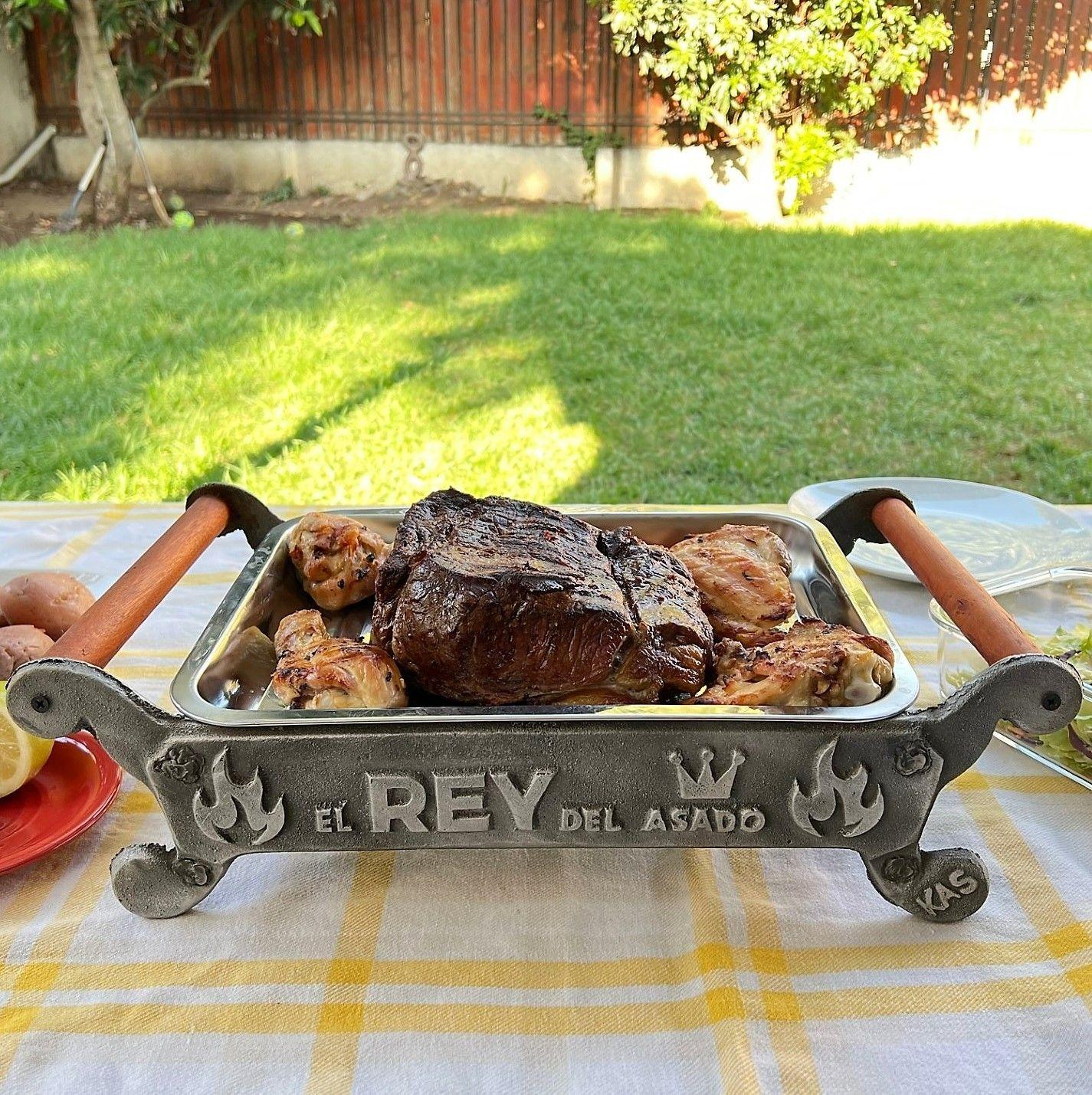 Parrilla Brasero para Mesa con Tapa El Rey del Asa-2