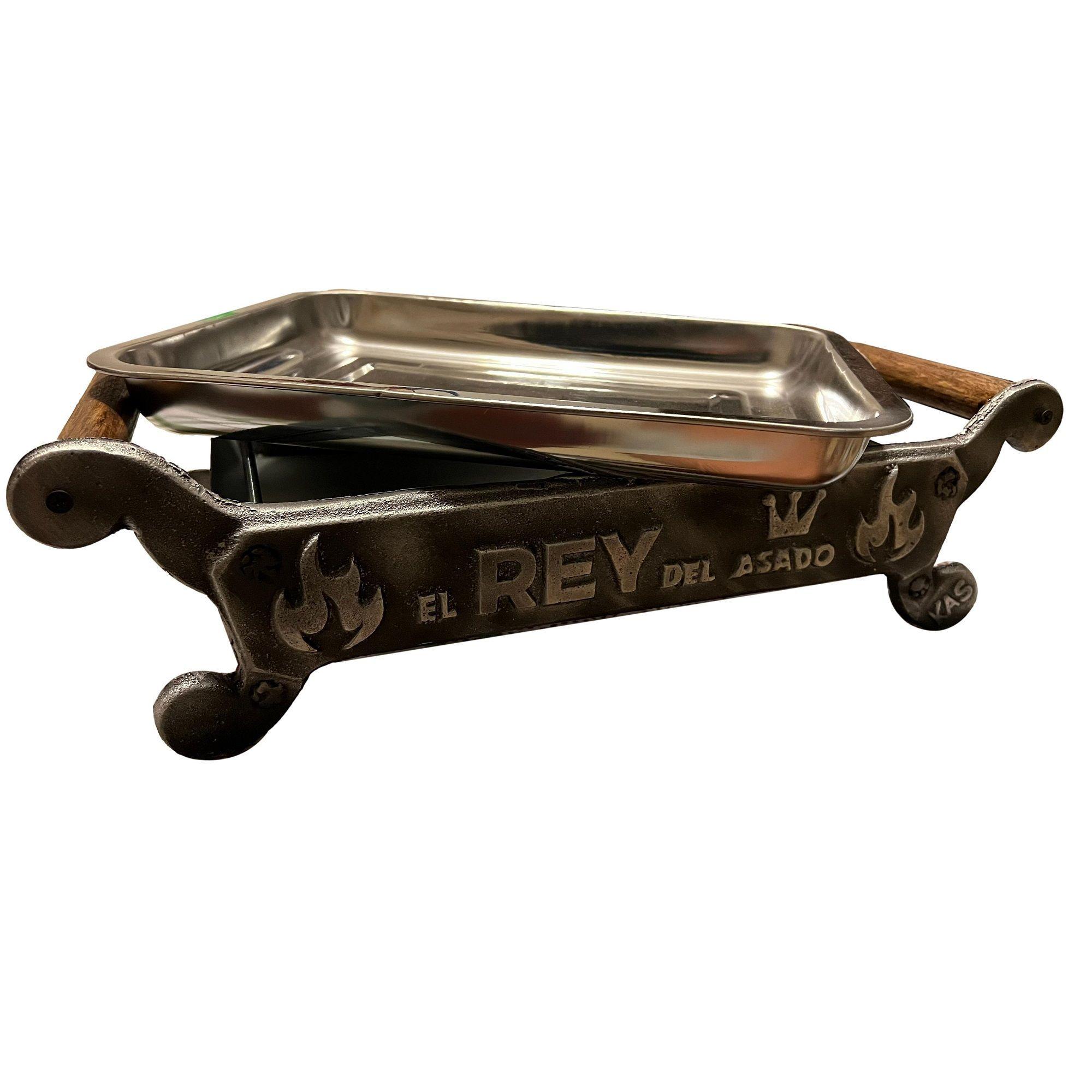 Parrilla Brasero para Mesa con Tapa El Rey del Asa-5