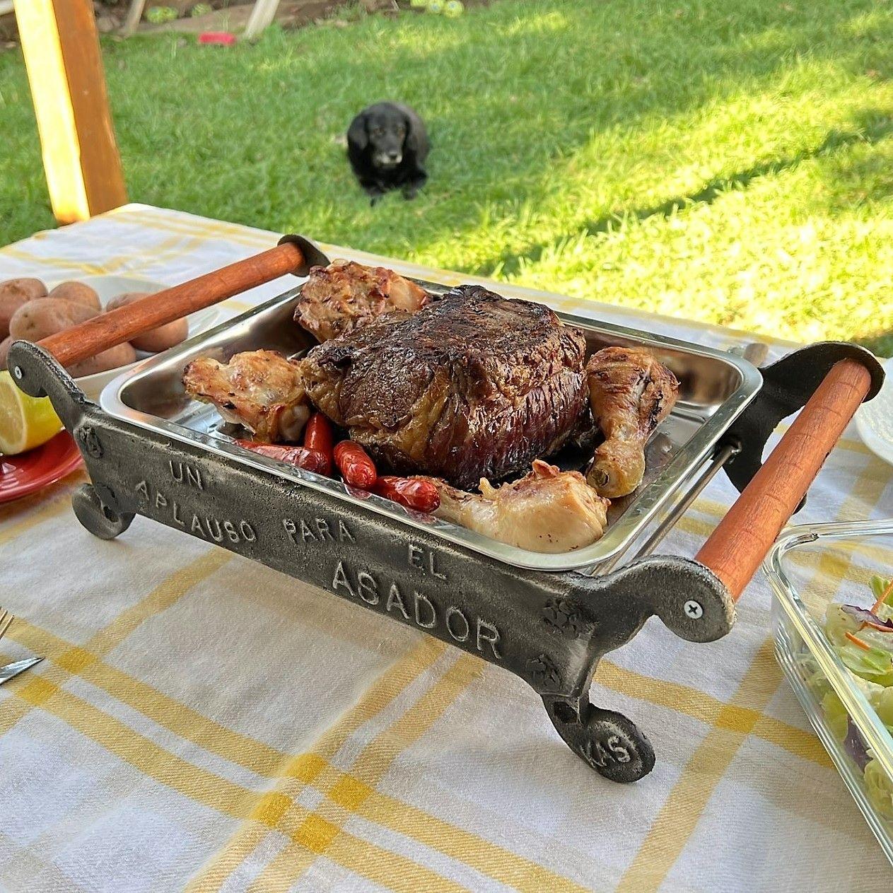 Parrilla Brasero para Mesa con Tapa Un Aplauso par-4