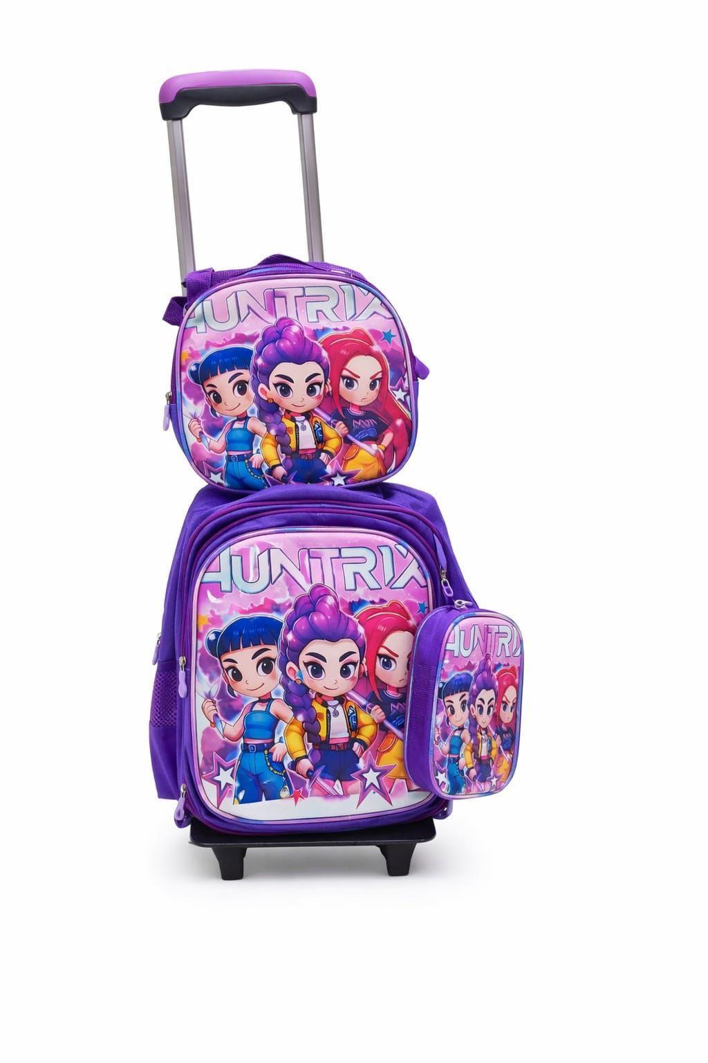 Set Escolar HUNTRX 3 Piezas – Mochila convertible + Lonchera + Estuche -2